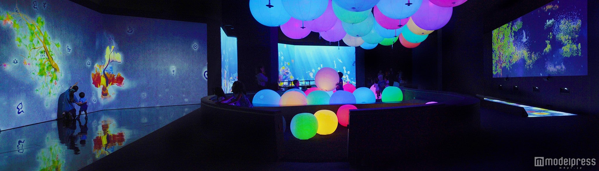 アート空間／画像提供：チームラボ