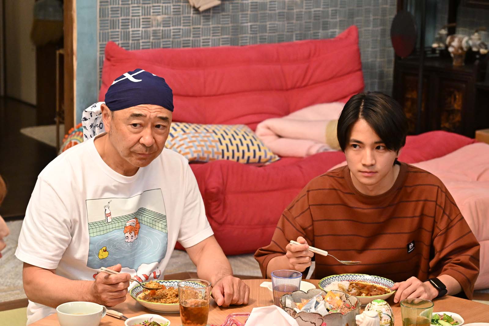 高橋克実、木戸大聖「9ボーダー」第8話より（C）TBS