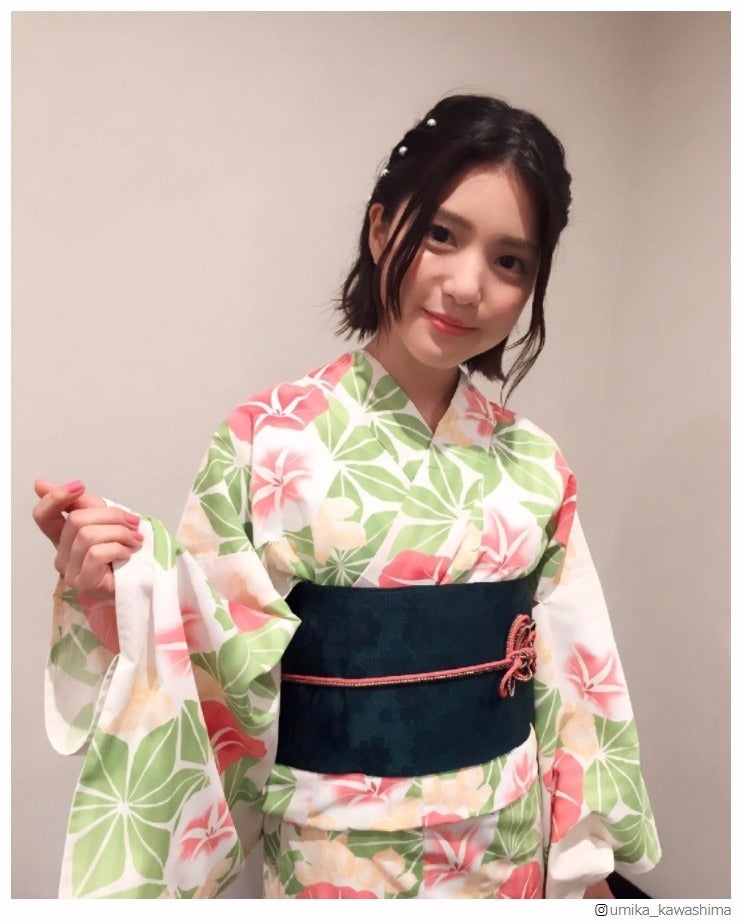 川島海荷、“今年初”浴衣姿を公開「可愛い」「似合ってる」とファン絶賛