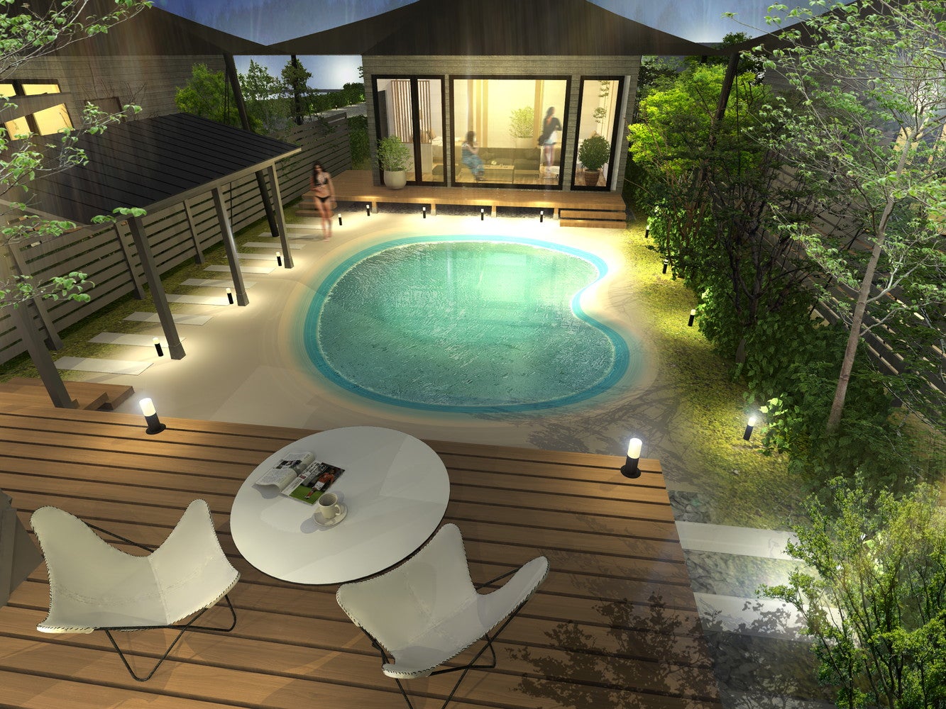 天然温泉＆プライベートスパ ドッグヴィラ千葉南房総／画像提供：ブッキングリゾート