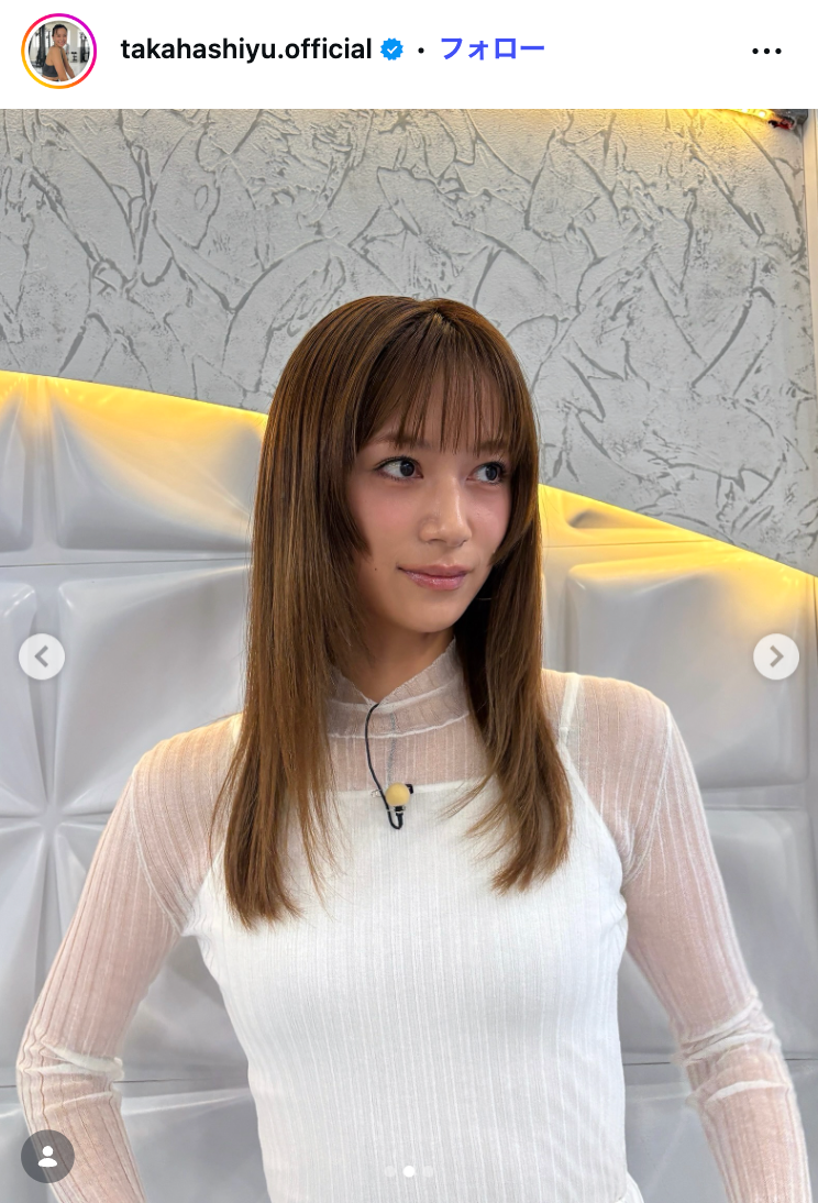 高橋ユウInstagramより