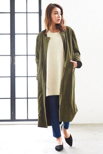 フェイクスエードMA-1ブルゾン「Re:EDIT by GALSTAR」6,698円（税込）／画像提供：Re:EDIT by GALSTAR