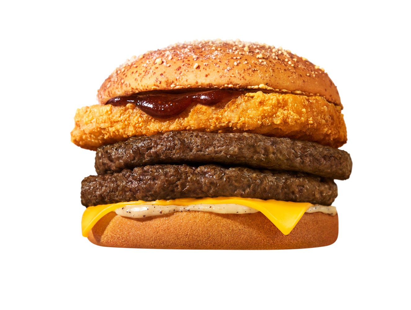 倍ザク切りポテト&肉厚ビーフ やみつきチーズペッパー（提供写真）