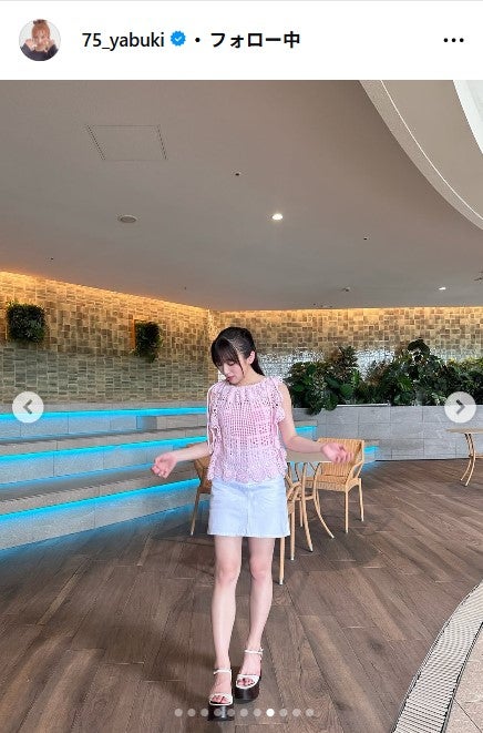 矢吹奈子Instagramより