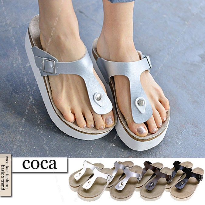 太ベルトサンダル「coca」3,390円(税込)