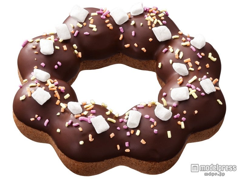 ミスタードーナツ「バレンタインドーナツ」ポン・デ・マシュマロ　チョコ（157円）