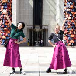 今回は秋色のスカートでおそろいコーデ(C)モデルプレス