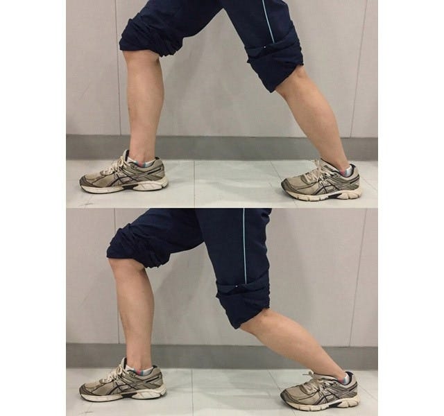 膝を伸ばした状態と曲げた状態の2パターンを行おう