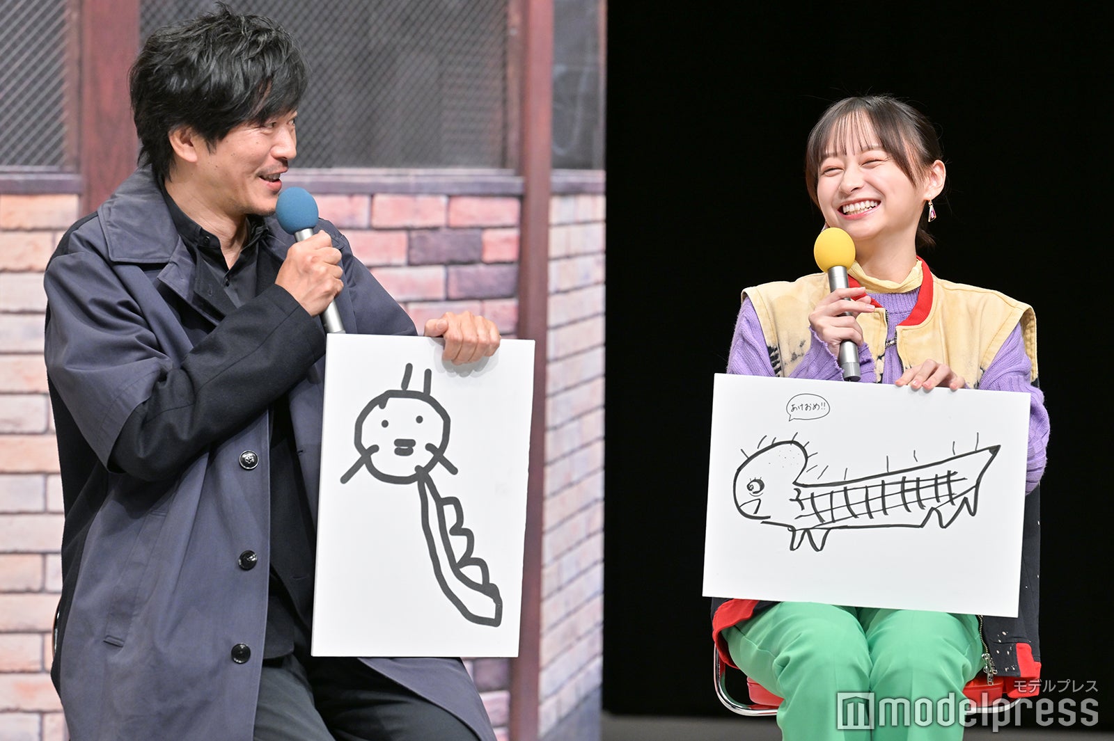 田辺誠一、影山優佳（C）モデルプレス