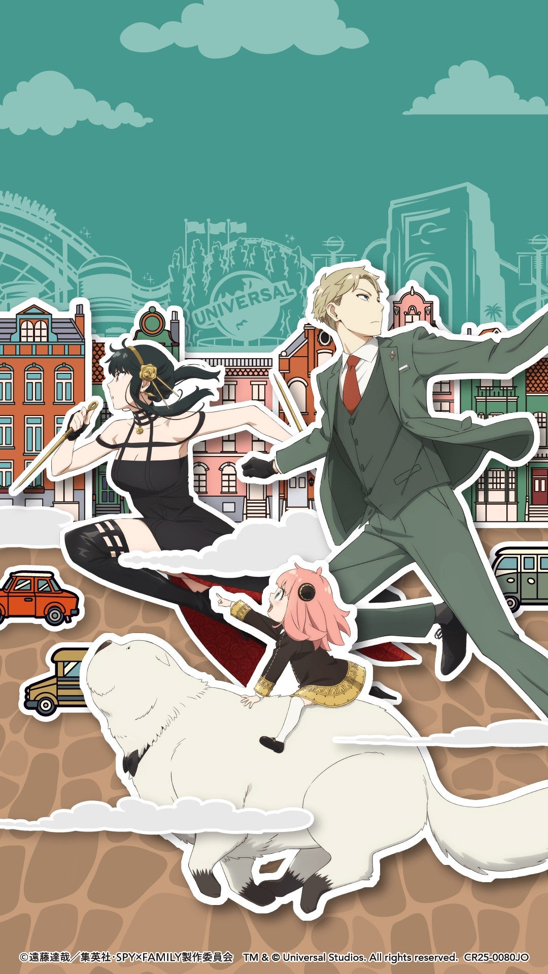 「SPY×FAMILY」オリジナルデザインの待受け画像1080_1920（C）遠藤達哉／集英社・ SPY × FAMILY 製作委員会