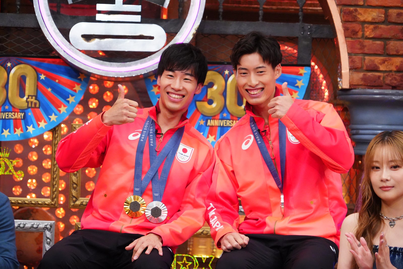 加納虹輝選手、古俣聖選手（C）読売テレビ