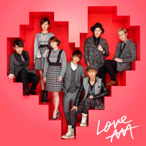 AAA、39枚目のシングル「Love」（2月26日発売）CD＋DVD盤
