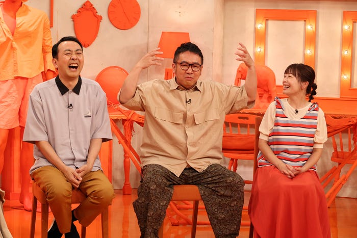 田中卓志、中西英樹、高田紗千子(C)フジテレビ