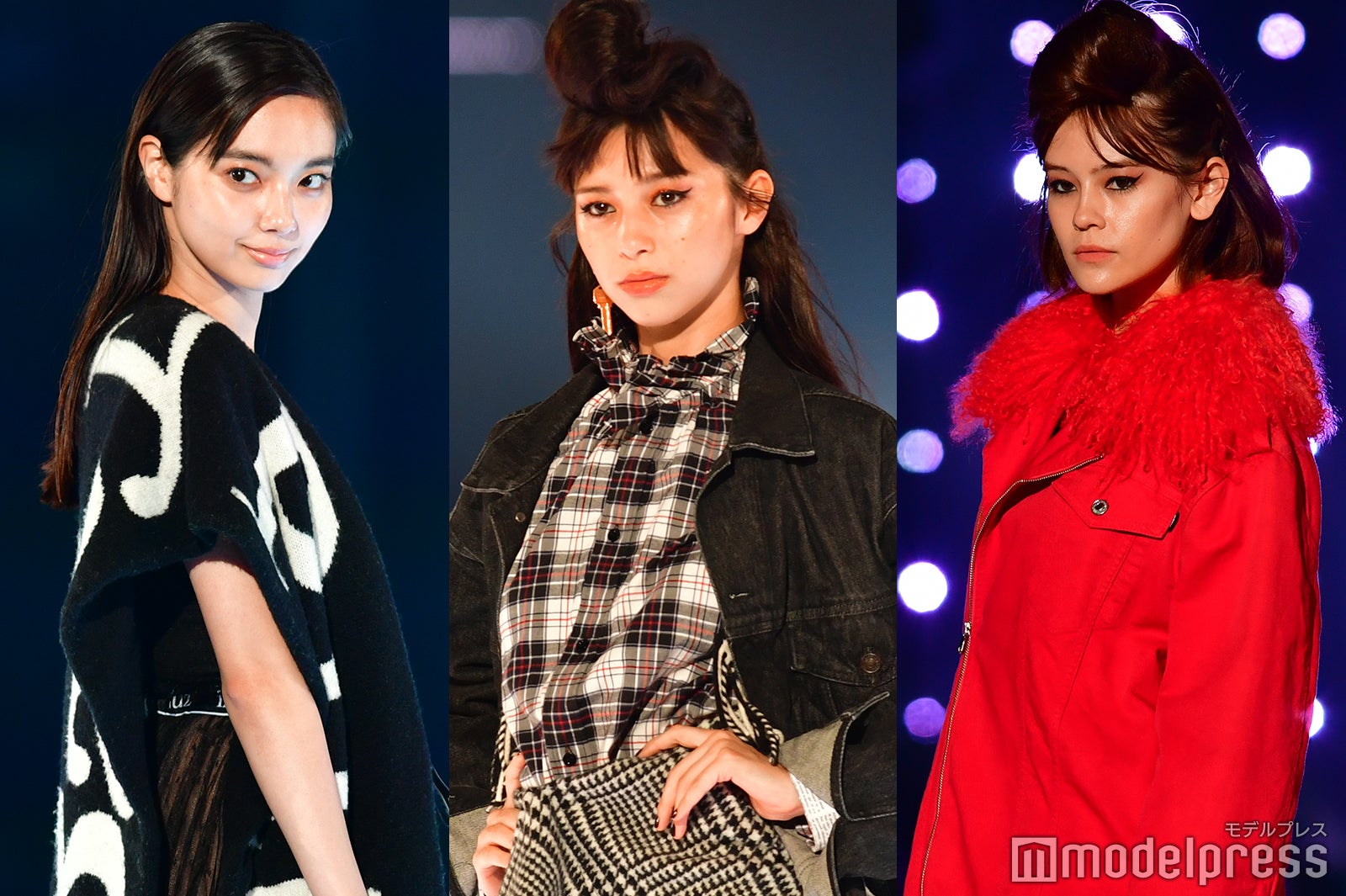 （左から）新川優愛、中条あやみ、emma（C）モデルプレス