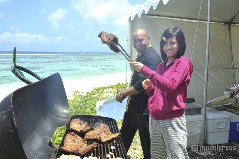 前田敦子／「g.u.」新CM「オトナSUMMER」篇オフショット