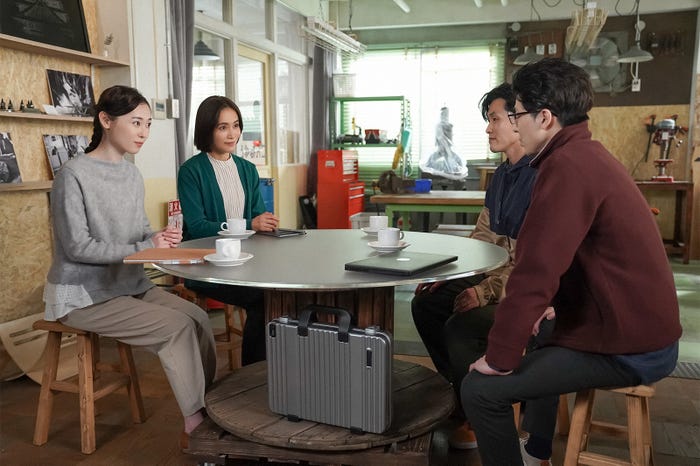 福原遥、山口紗弥加、細川岳、高杉真宙/「舞いあがれ!」第120話(C)NHK