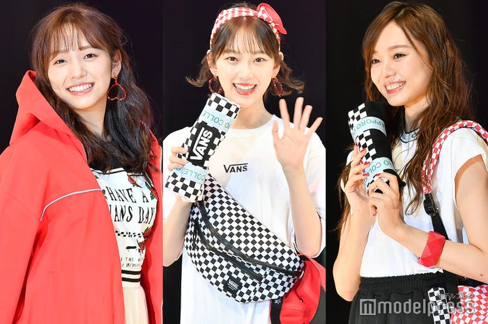 新内眞衣、堀未央奈。梅澤美波 (C)モデルプレス