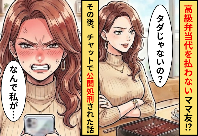 【2500円】のランチ代を払わないママ友！？だが「なんで私が…」グループLINEでママ友が公開処刑された話