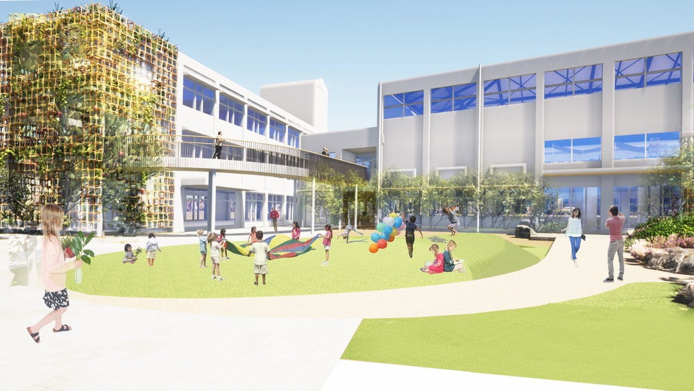 神戸に水族館やフードホール集まる複合施設「NATURE STUDIO」旧小学校を再活用