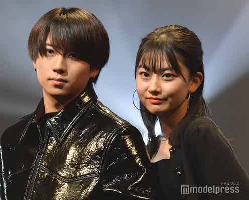 「今日好き」れんゆなカップル、ブラックコーデでクールに 色気溢れる眼差しで魅了<FASHION LEADERS 2022>