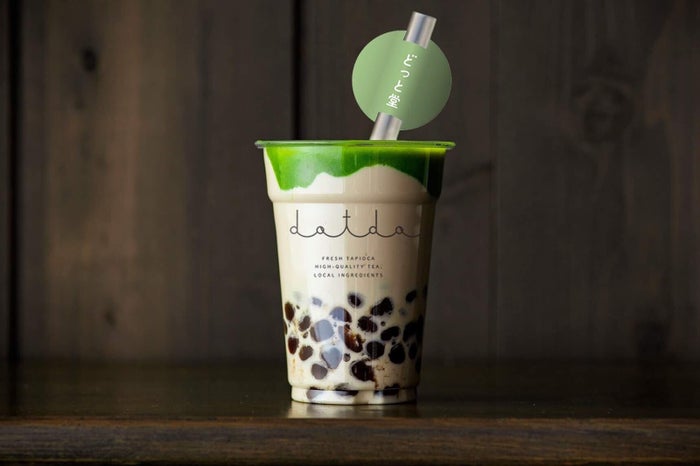 生タピオカ入り丸森町産桑の葉茶タピオカミルクティ／画像提供：パソナグループ