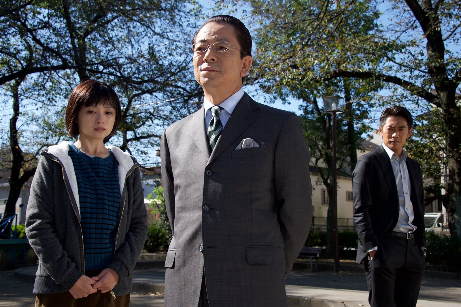 （左から）安達祐実、水谷豊、反町隆史（C）テレビ朝日