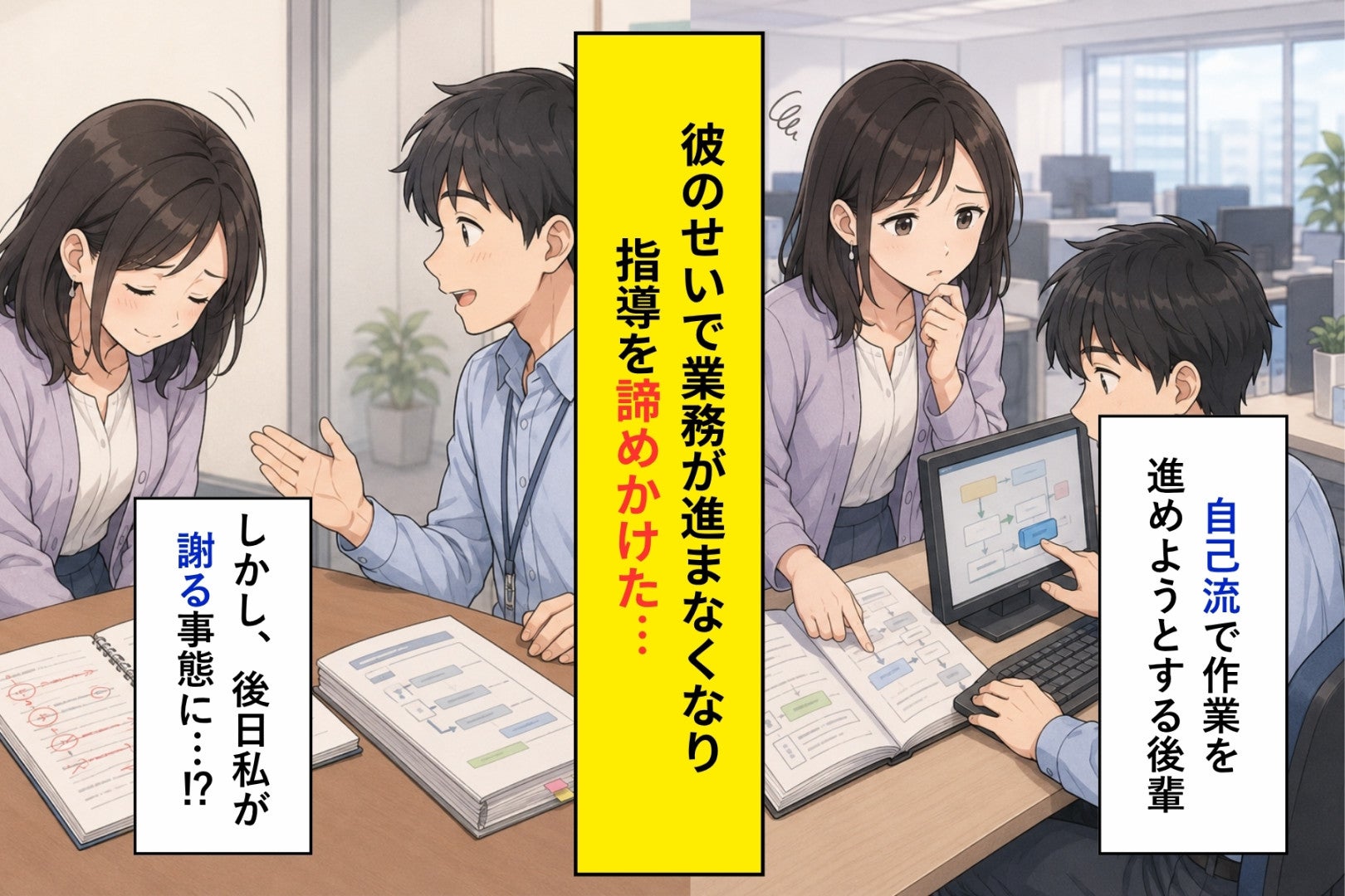 手順を教えても「このやり方じゃないとだめですか」と返す後輩、私が頭を下げた理由
