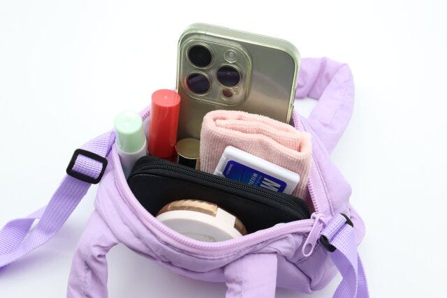 ショルダーバッグ（ヤングオイスター）　容量