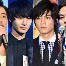 新ドラマ注目の若手俳優（左から）成田凌、桜田通、板垣瑞生、柾木玲弥（C）モデルプレス