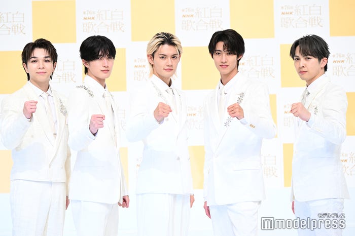 M!LK/塩崎太智、山中柔太朗、佐野勇斗、曽野舜太、吉田仁人(C)モデルプレス