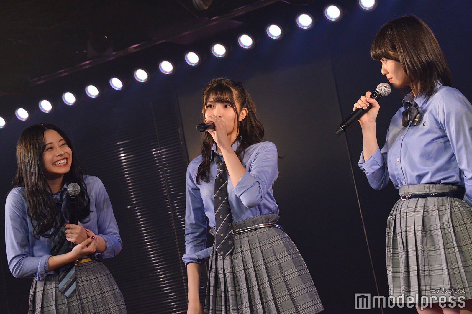 人見古都音、行天優莉奈、小田えりな／AKB48チーム8「その雫は、未来へと繋がる虹になる。」公演 （C）モデルプレス