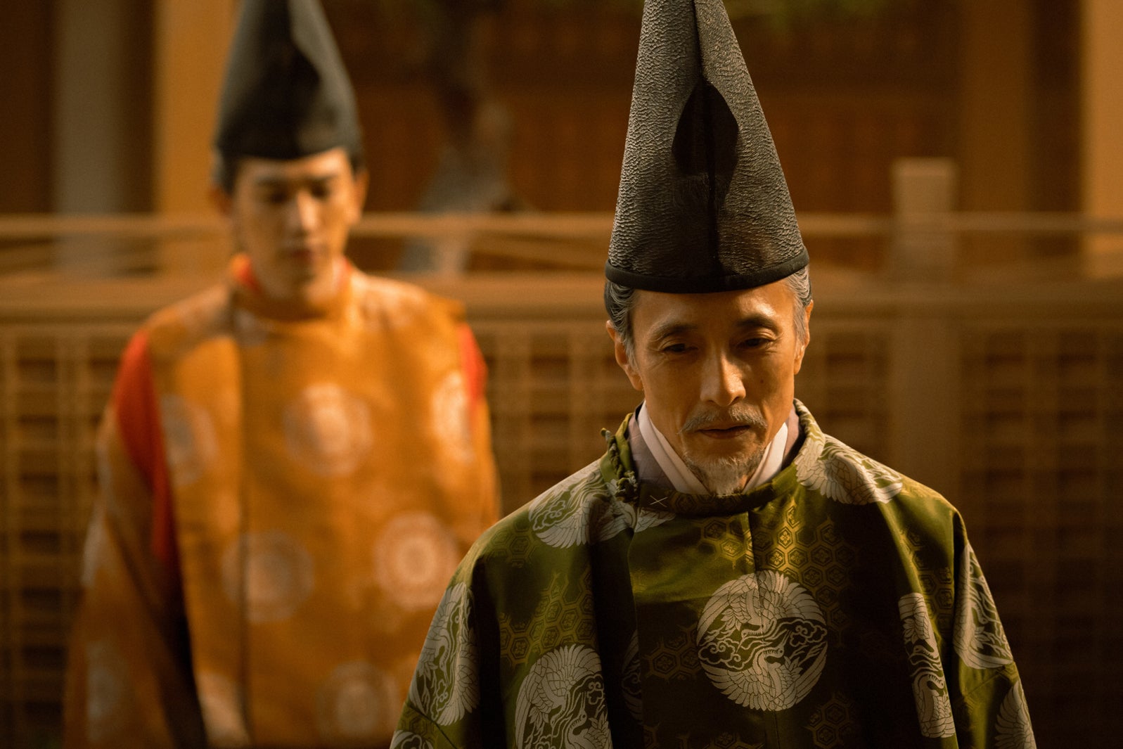 町田啓太、橋爪淳「光る君へ」第12話より（C）NHK