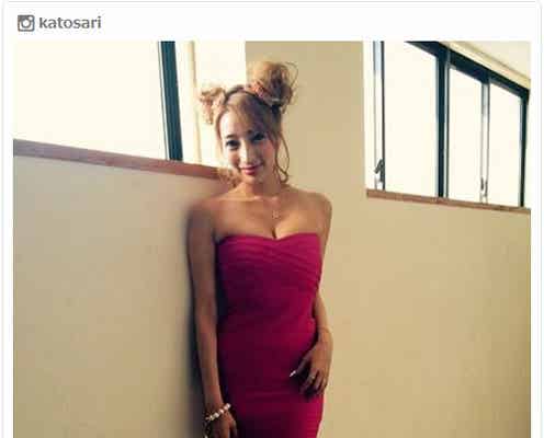 加藤紗里「セクシーが溢れ出ちゃってごめんね」“にこるん風”ヘアに反響