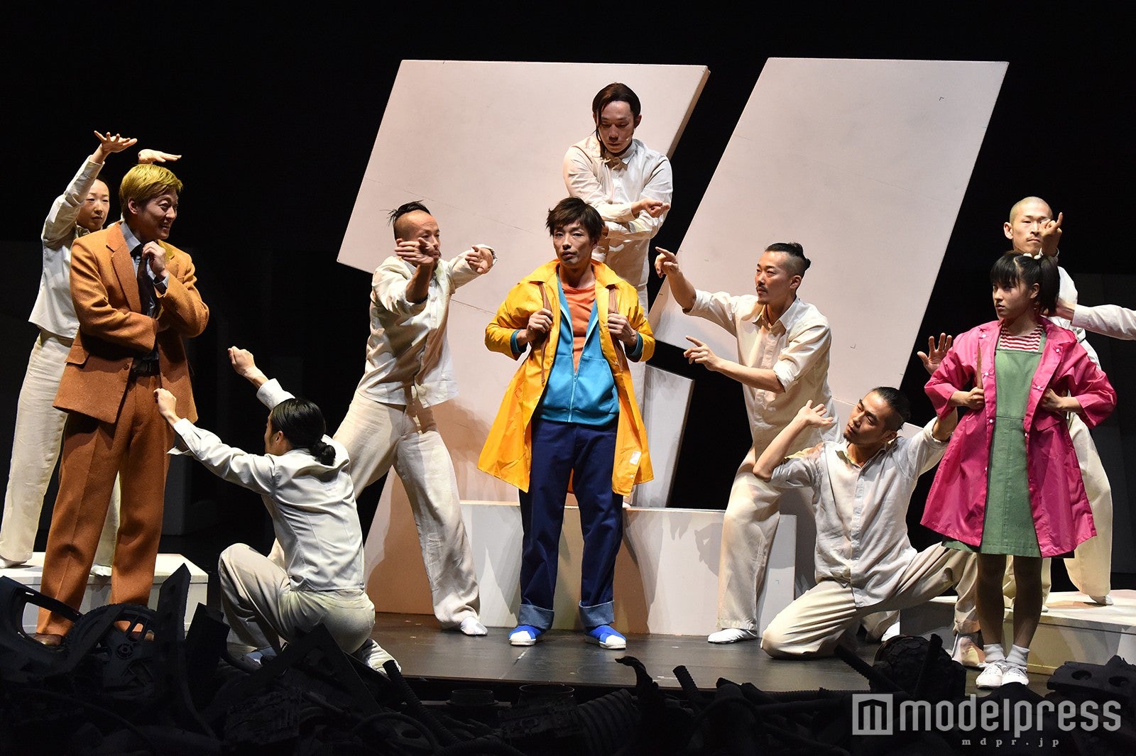 大東俊介、森山未來、土屋太鳳／「プルートゥ PLUTO」プレスコールより （C）モデルプレス