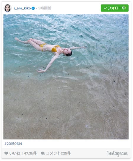 水原希子Instagramより