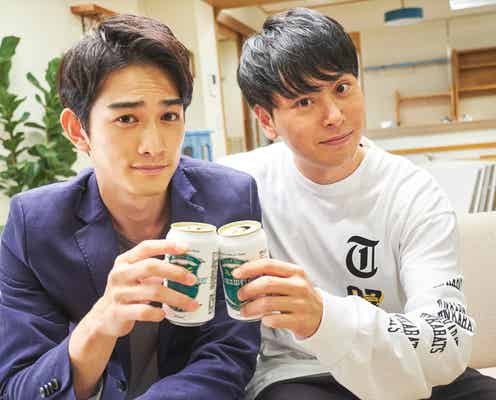 山下健二郎&町田啓太、部屋で2人“乾杯” 肩組み仲良しショットも<Love or Not 2>