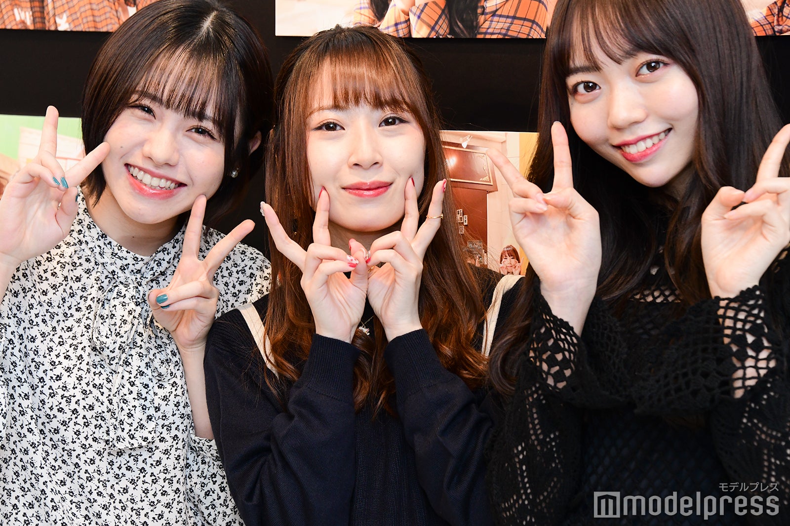 佐藤佳穂、高柳明音、野島樺乃 （C）モデルプレス