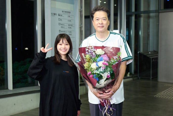 岸井ゆきの、田中哲司(C)日本テレビ