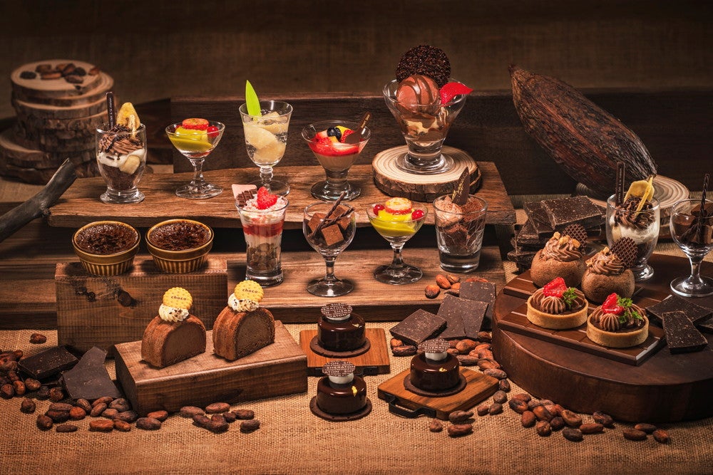 チョコに溺れるスイーツブッフェ、横浜ベイシェラトンで 「伝説のカカオ」使用パフェなど13種