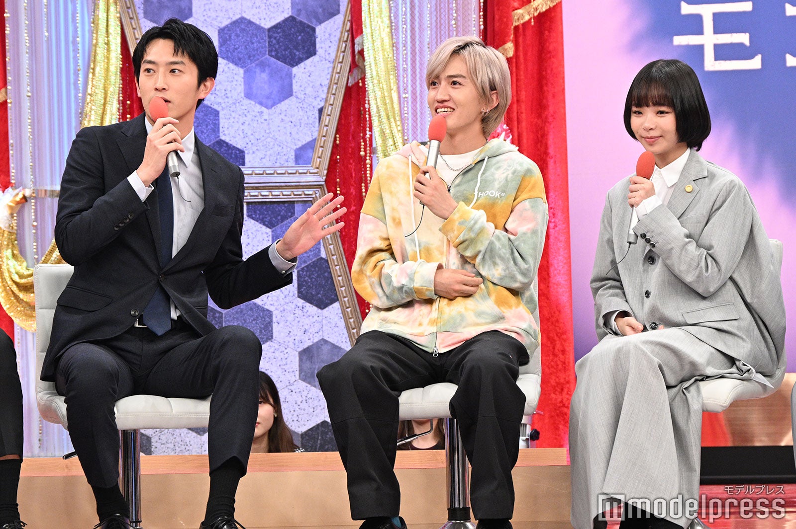 同じ事務所だが忘年会くらいでしか会わない杉野遥亮、中川翼、趣里（C）モデルプレス