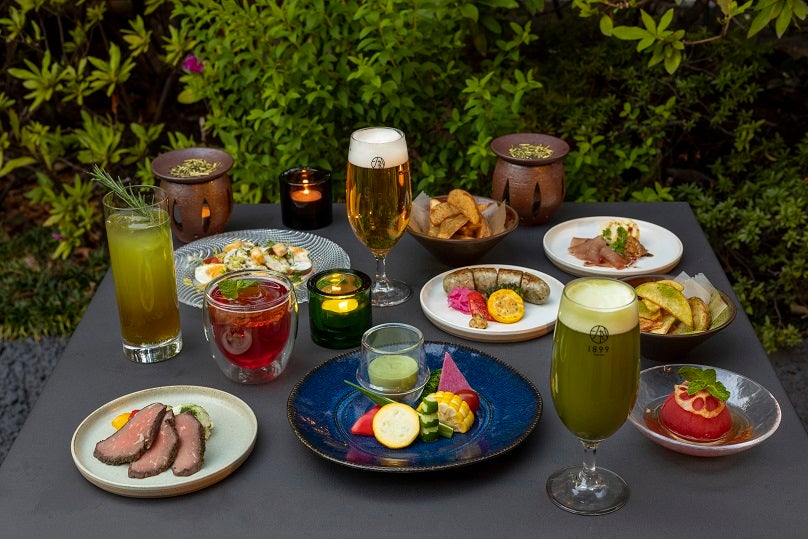 抹茶ビアテラス／画像提供：龍名館