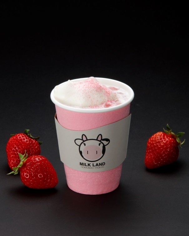 ホットいちごミルク／画像提供：ホクレン農業協同組合連合会