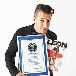 ギネス世界記録に認定されたパンツェッタ・ジローラモ（C）2014 Guinness World Records Limited【モデルプレス】