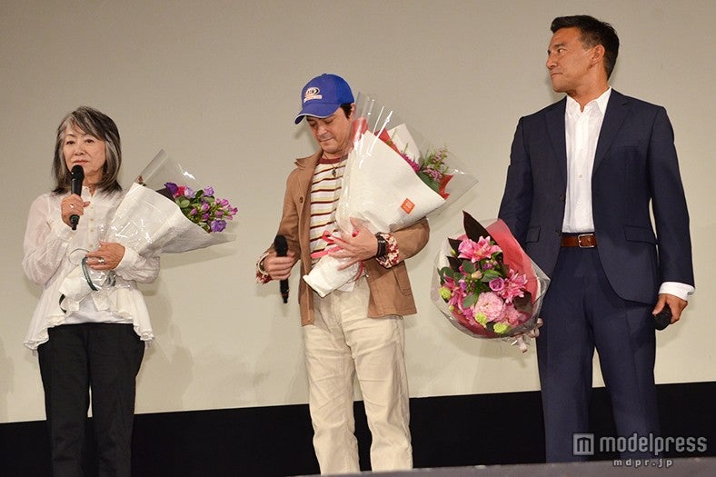 奈良橋陽子監督、川平慈英、野村祐人プロデューサー