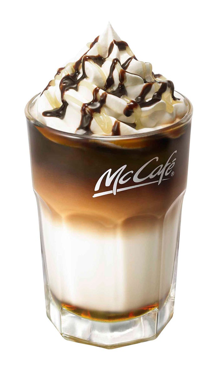 アイスチョコバナナラテ/画像提供:日本マクドナルド