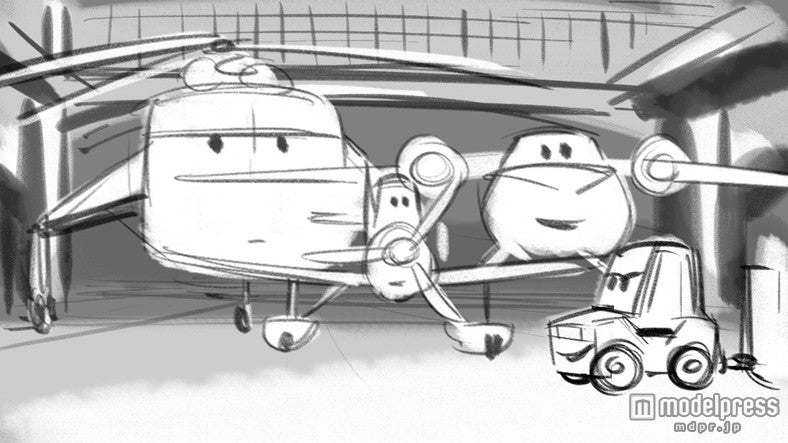 「プレーンズ2／ファイアー＆レスキュー」ストーリーボード