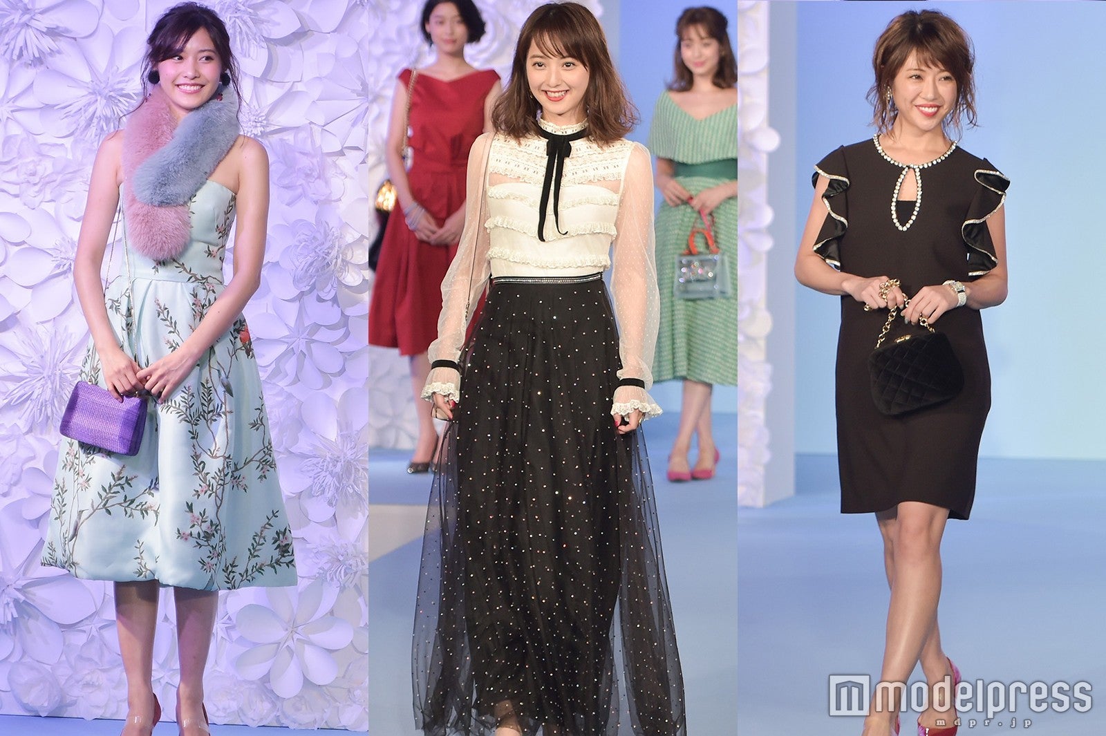 佐野ひなこ、佐々木希、舟山久美子 （C）モデルプレス