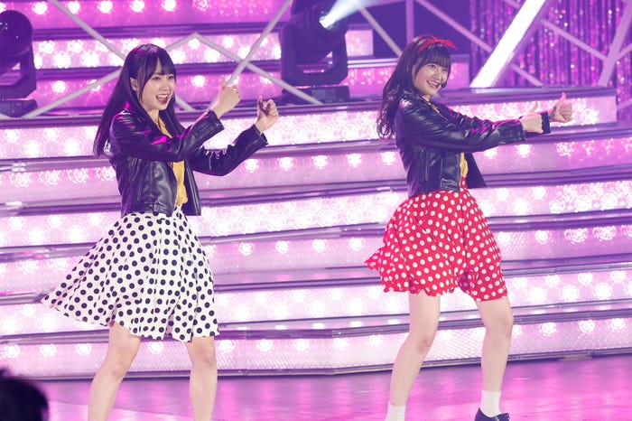賀喜遥香、金川紗耶/乃木坂46・4期生「乃木坂46 4期生ライブ2020」(提供写真)