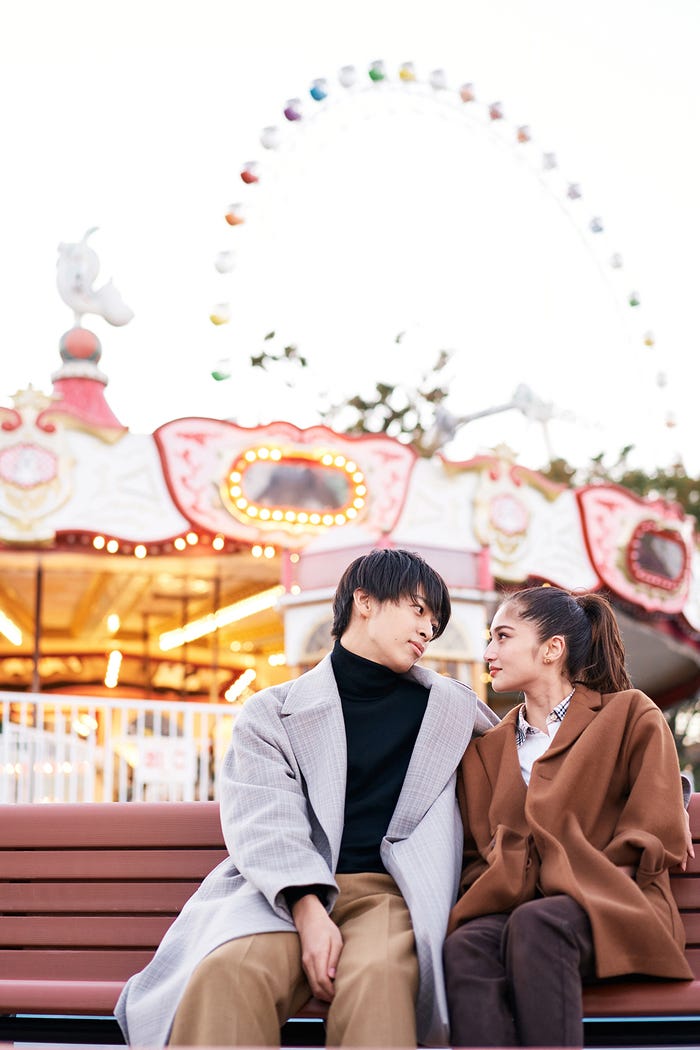 西岡星汰、Taki「虹とオオカミには騙されない」デート企画より(C)AbemaTV, Inc.