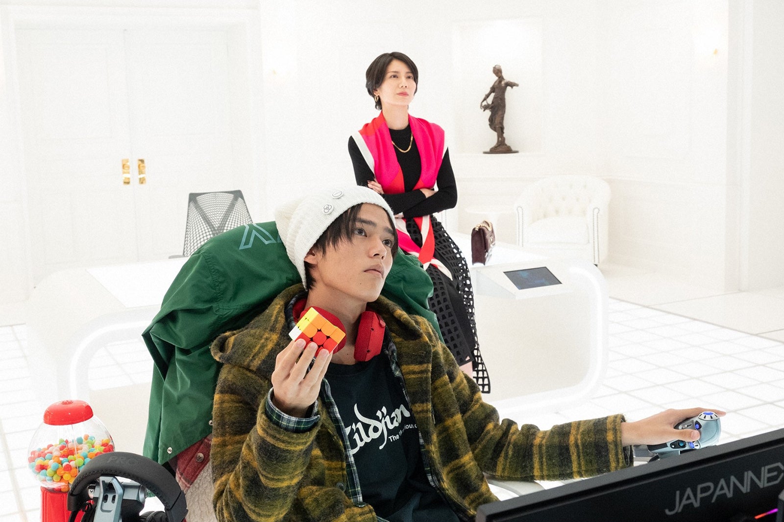 日向亘、松下奈緒／「Get Ready！」第1話より（C）TBS